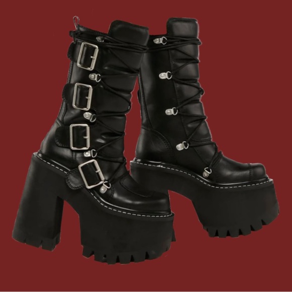 Dolls Kill Shoes Dolls Kill Club Exx Everywhere To Go Platform